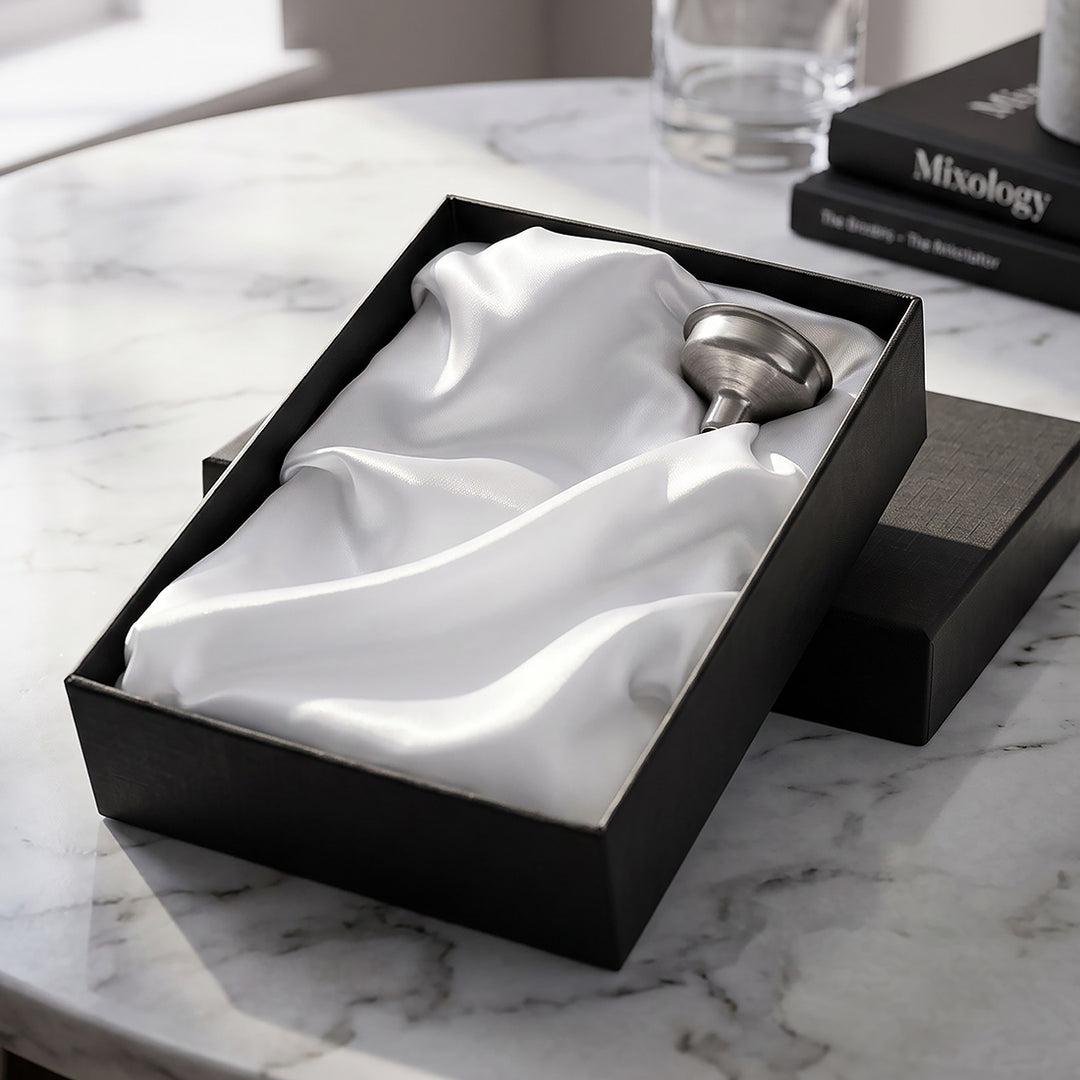 Ornate Initial Groomsman Hip Flask