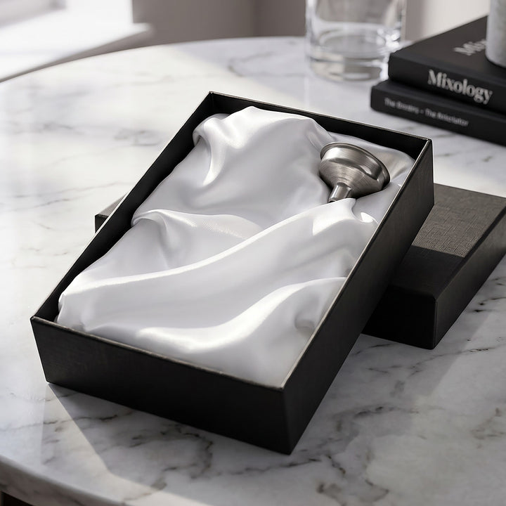 Ornate Initial Groomsman Hip Flask