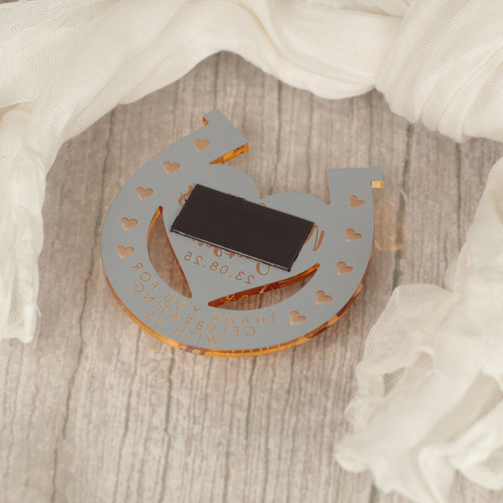 Horseshoe Wedding Favour Magnet-Weddings by Lumi
