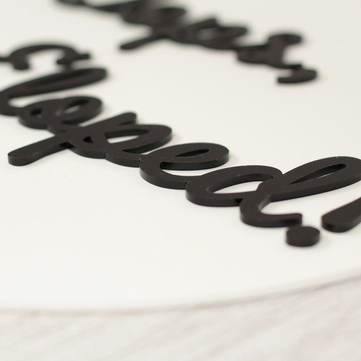 We Eloped Wedding Photo Acrylic 3D Sign Board