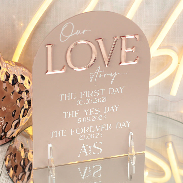 Manhattan Love Story Sign