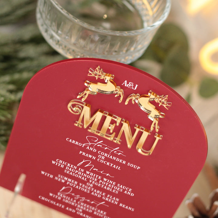 Noelle Acrylic Food Menu Sign