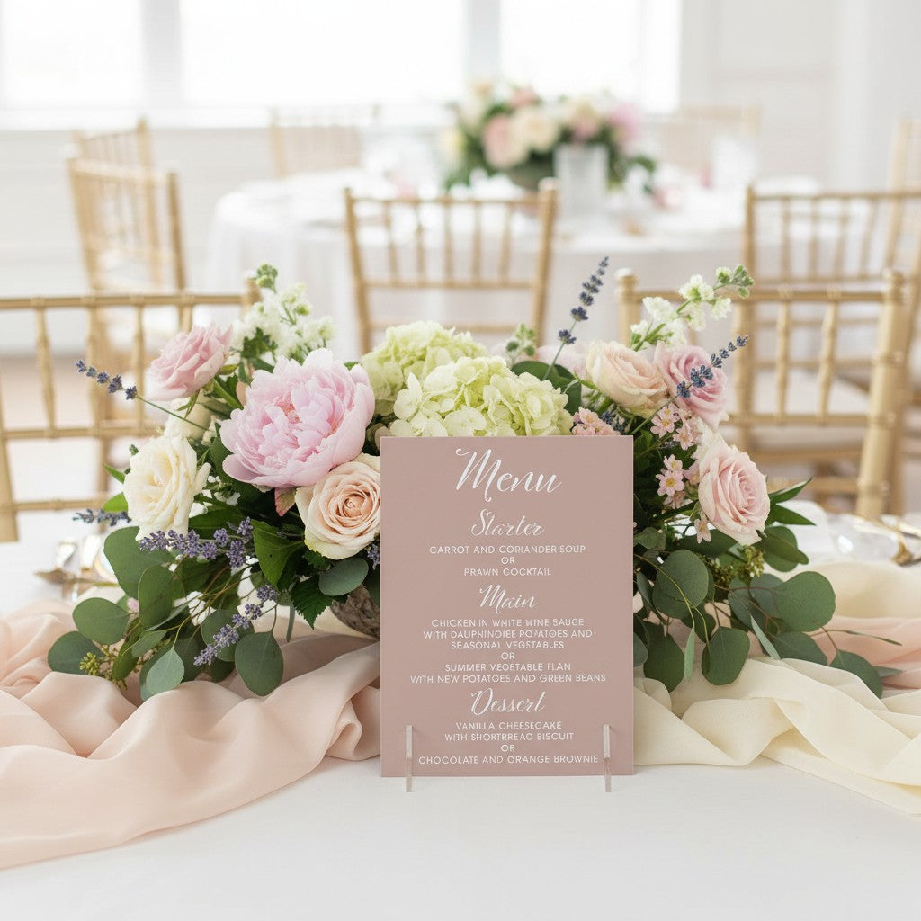 Table Top Sign Bundle: Elegant Script