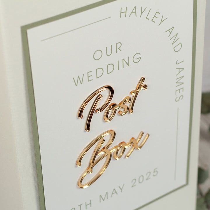 Modern Arch Wedding Card Post Box