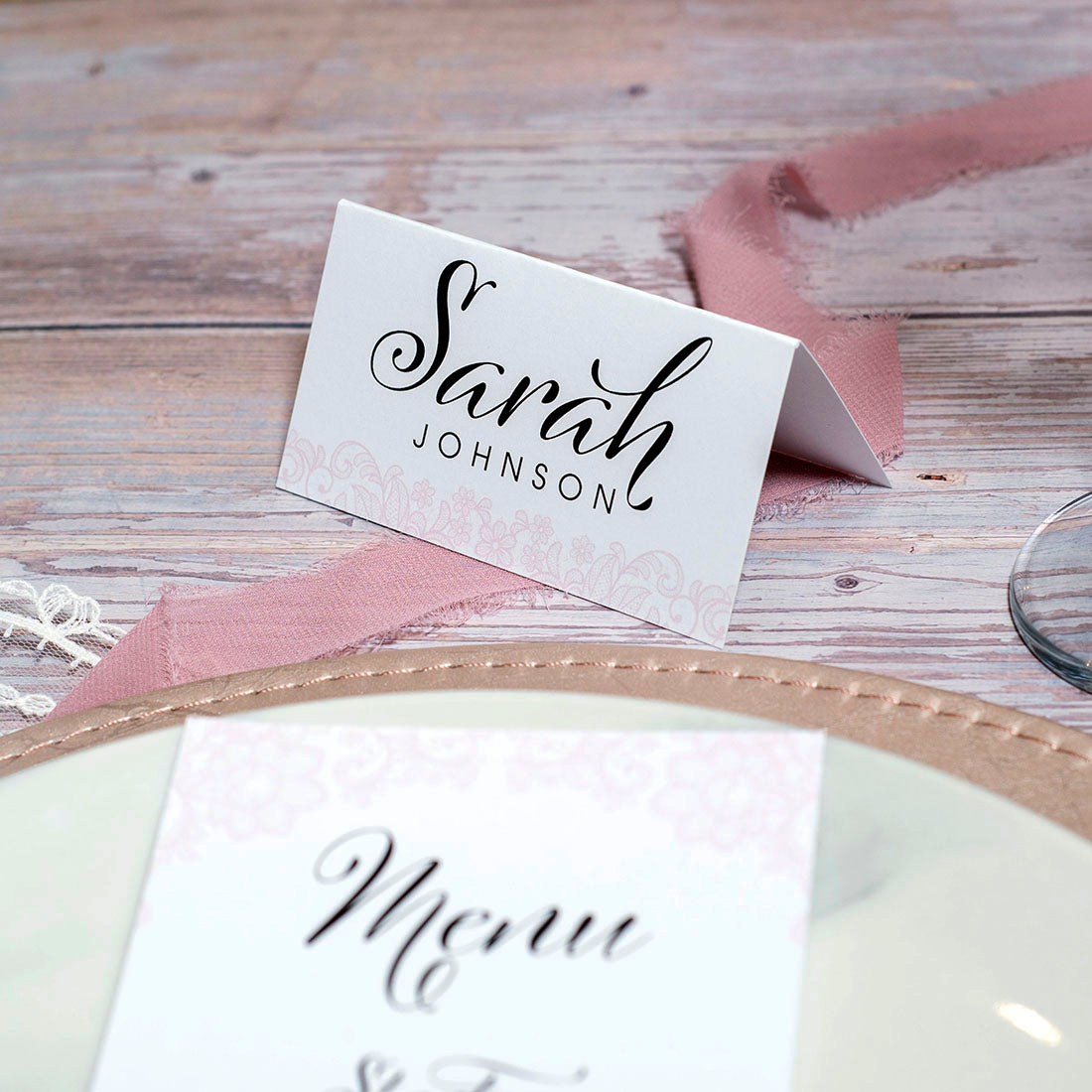 Lace Heirloom Place Card