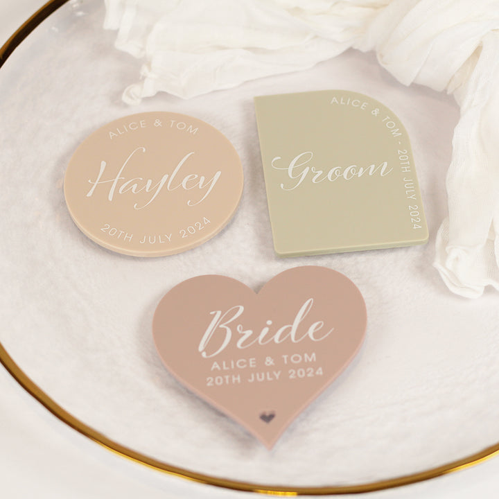 Elegant Script Acrylic Place Setting-Weddings by Lumi