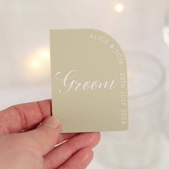 Elegant Script Acrylic Place Setting-Weddings by Lumi