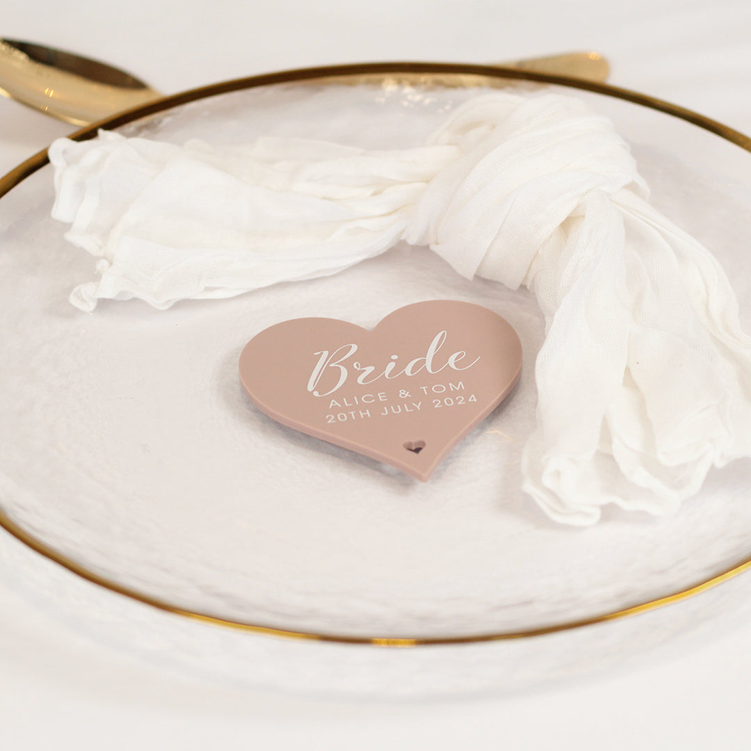 Elegant Script Acrylic Place Setting-Weddings by Lumi