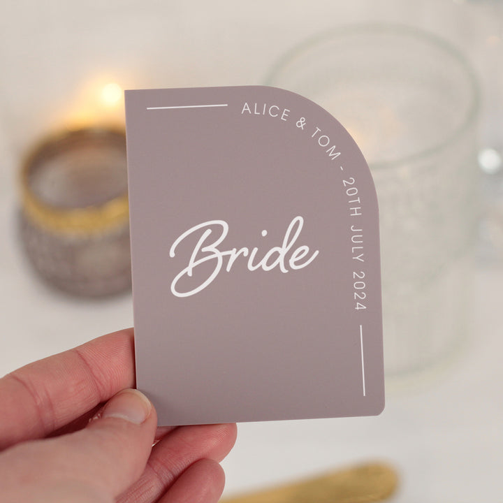 Modern Arch Pastel Acrylic Place Setting-Weddings by Lumi