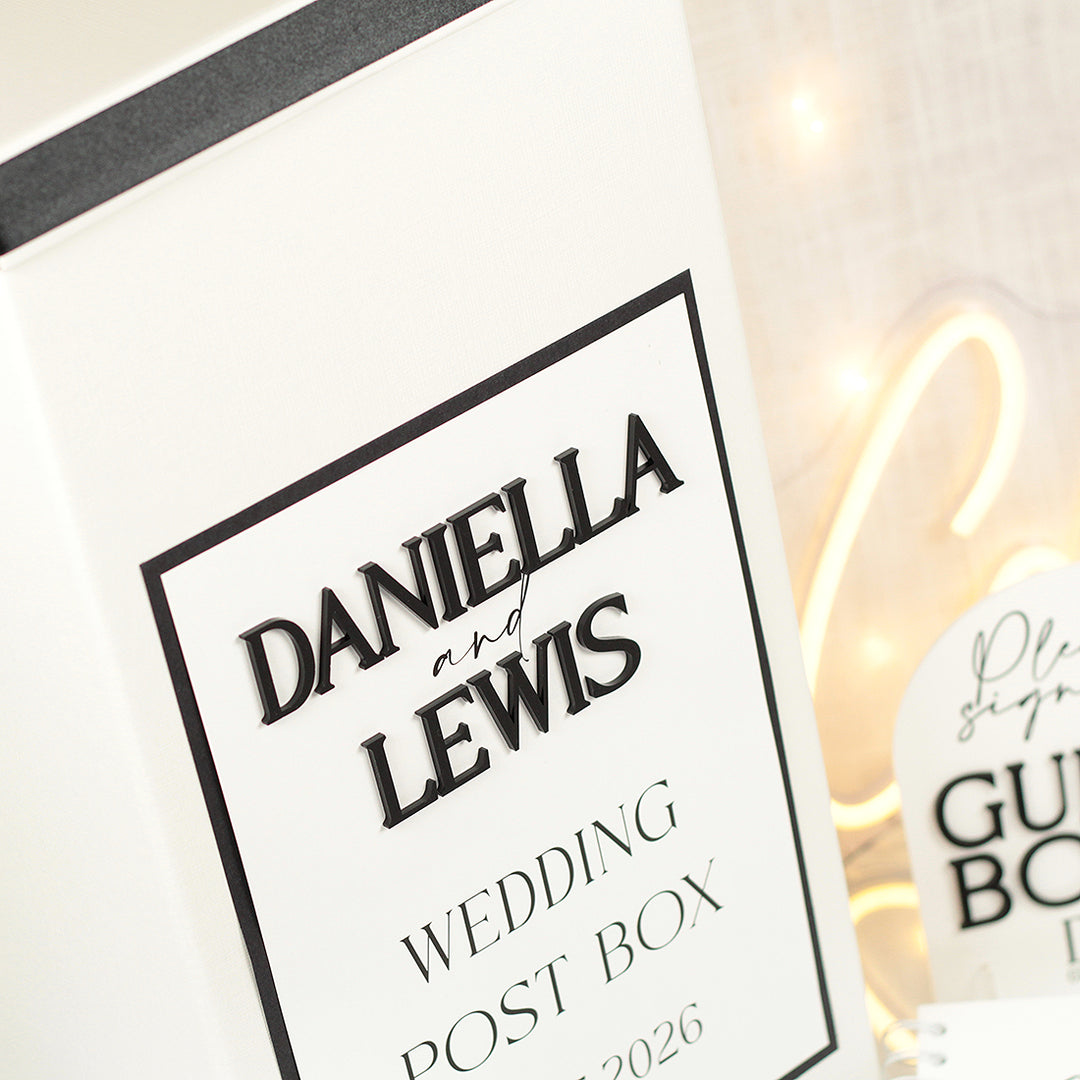 Manhattan Wedding Card Post Box