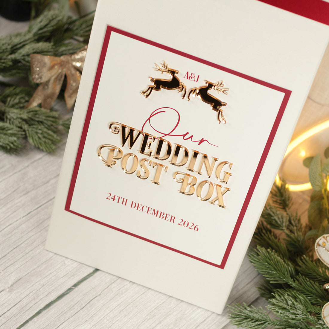 Noelle Wedding Card Post Box