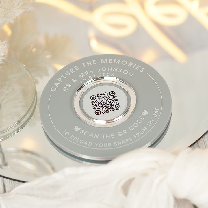 Capture the Memories Photo Upload Sharing QR Code Discs