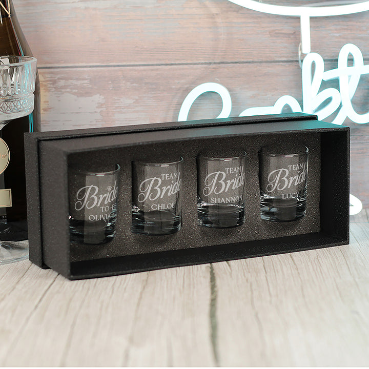Team Bride Shot Glass