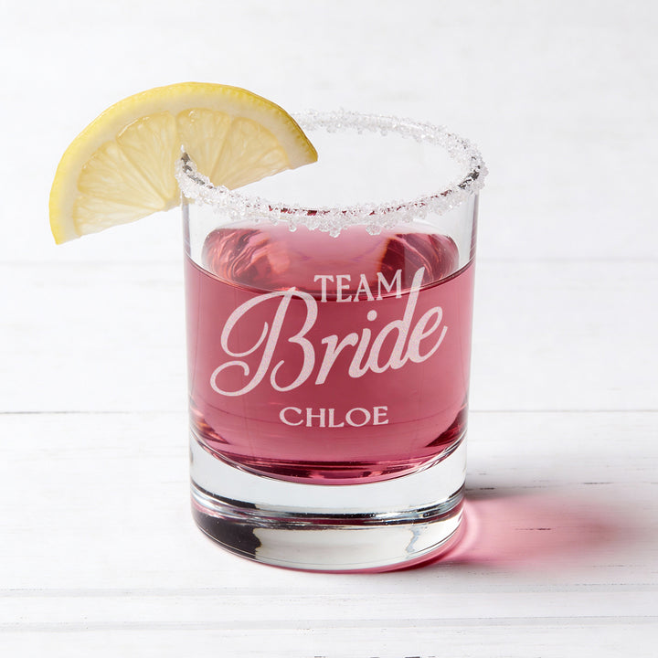 Team Bride Shot Glass