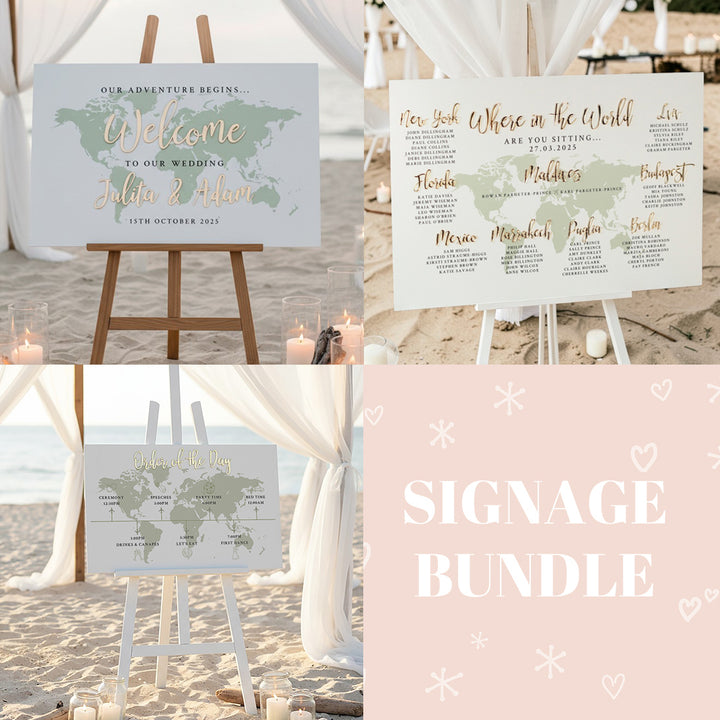 Signage Bundle: Where in the World