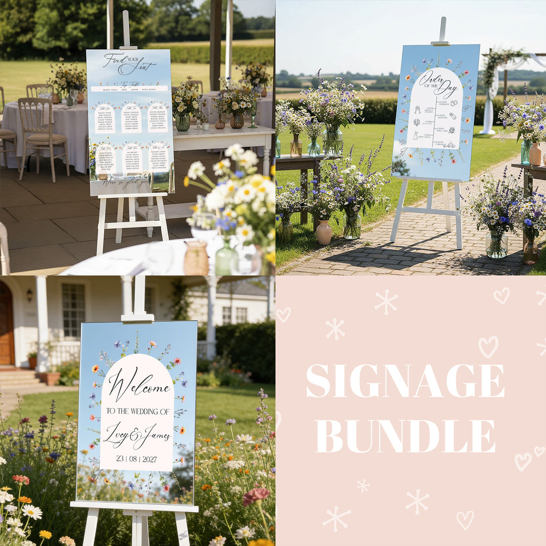 Signage Bundle: Meadow