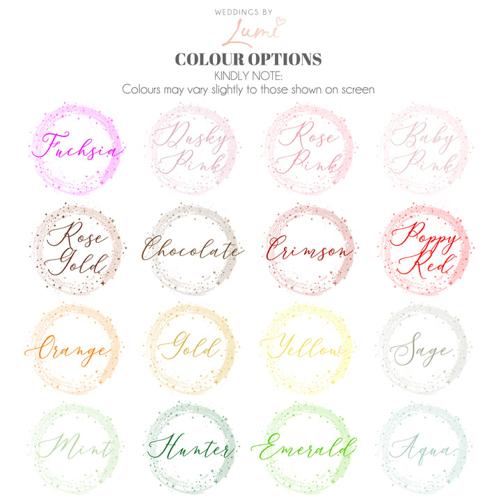 Sparkly Circle Wedding Save The Date Magnet-Weddings by Lumi