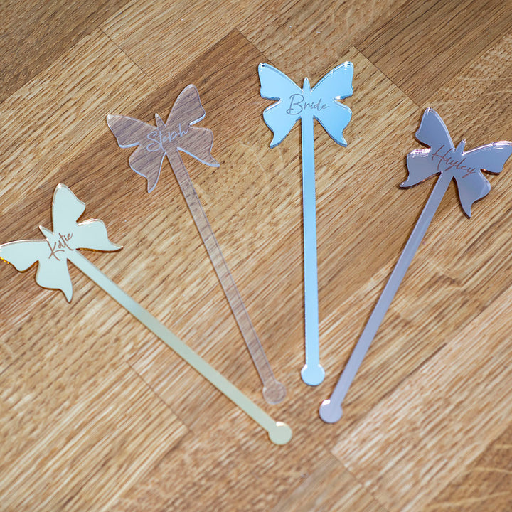 Butterfly Acrylic Drink Stirrer Place Settings-Weddings by Lumi