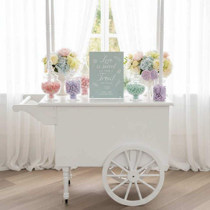 Elegant Script Sweet Bar Acrylic Sign
