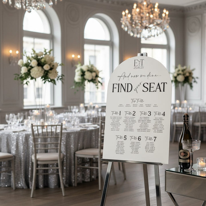 Manhattan Acrylic Table Plan