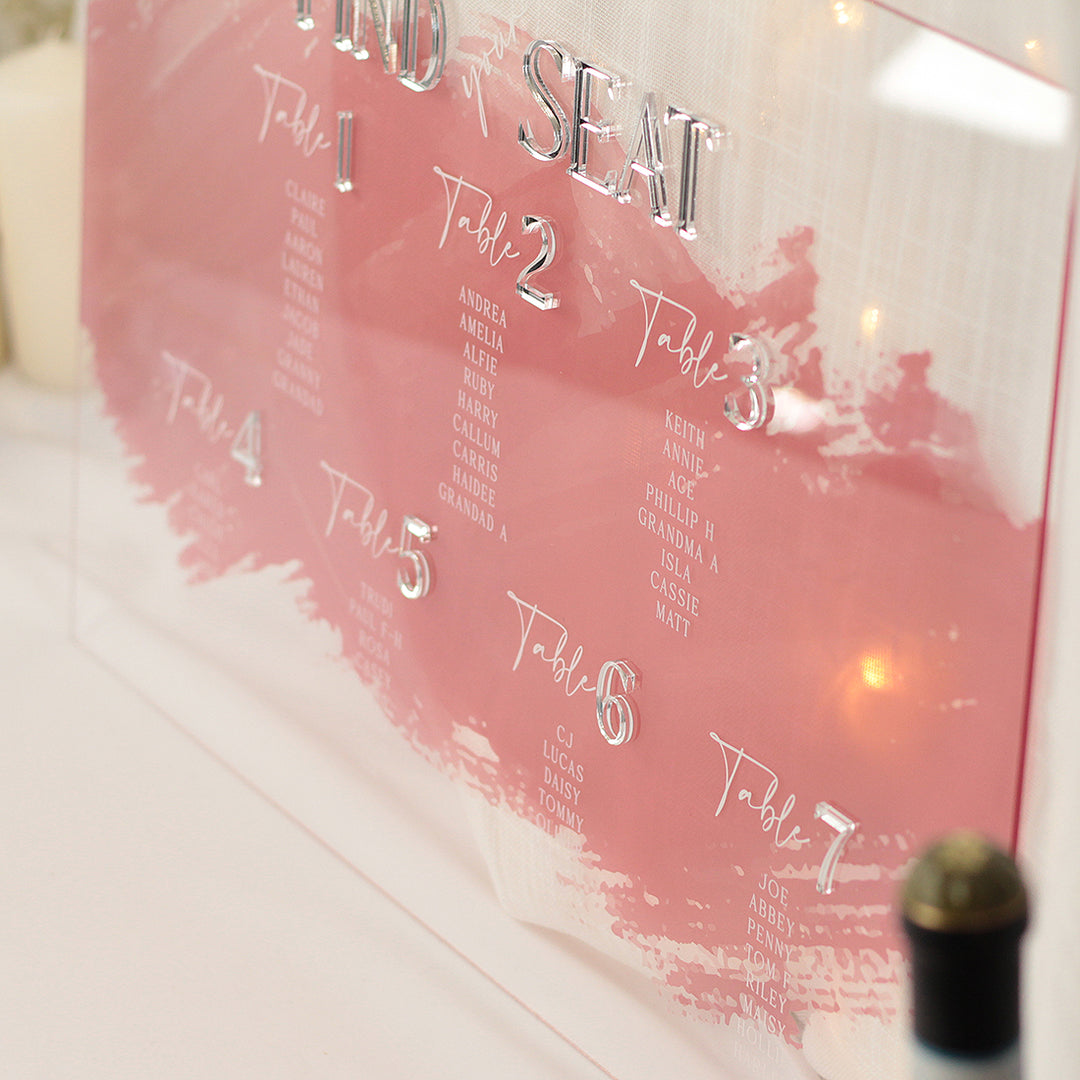 Colour Splash Table Plan