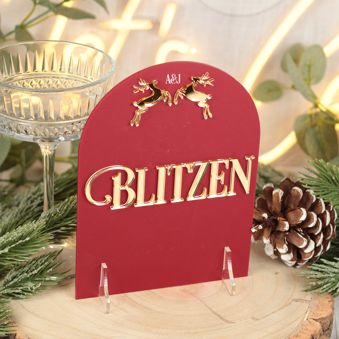 Noelle Table Number or Name Acrylic Sign