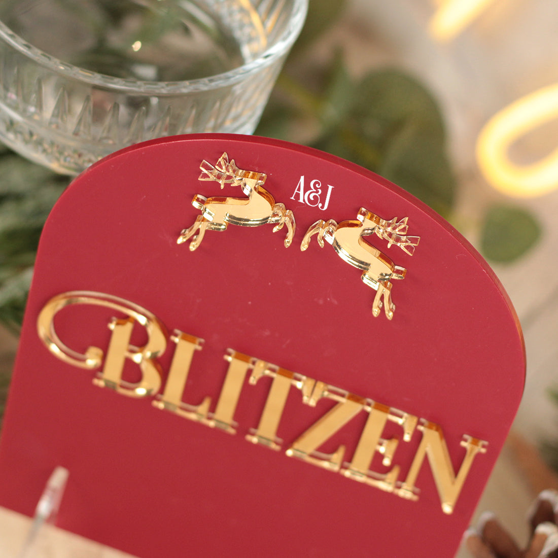 Noelle Table Number or Name Acrylic Sign