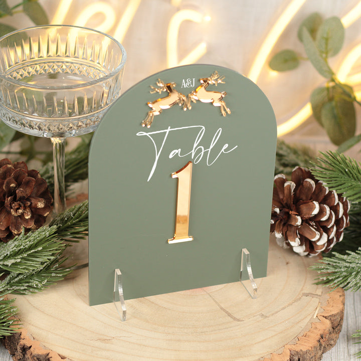 Noelle Table Number or Name Acrylic Sign