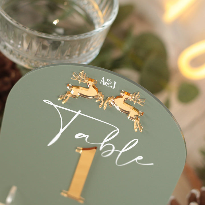Noelle Table Number or Name Acrylic Sign