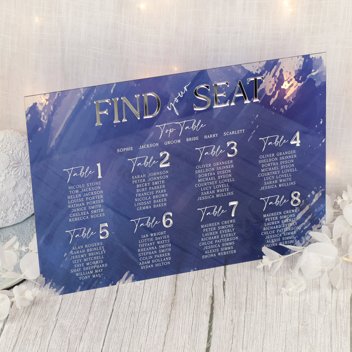 Colour Splash Table Plan