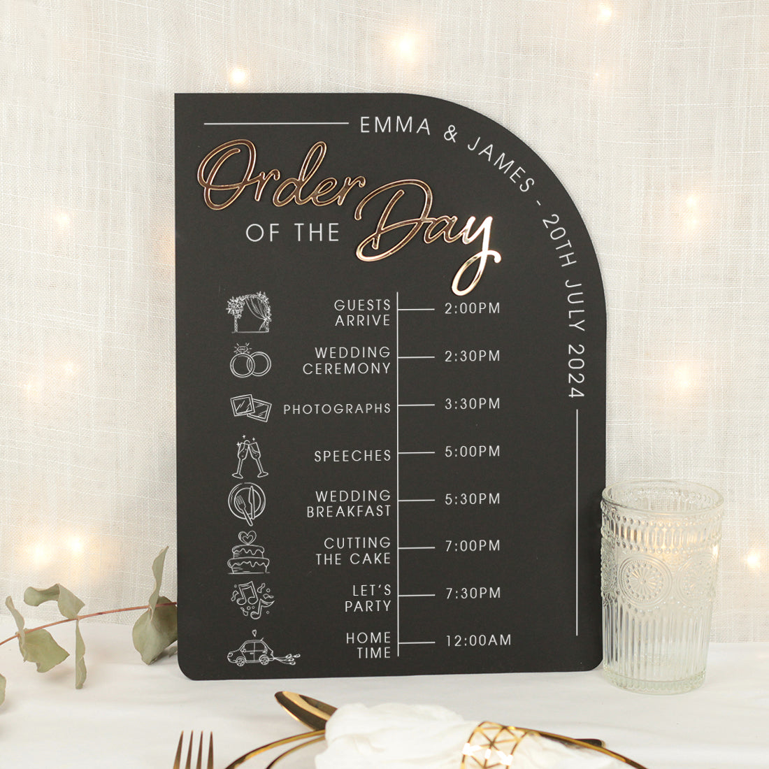 Wedding Signage Math Signage Bundle: Modern Arch – Weddings by Lumi