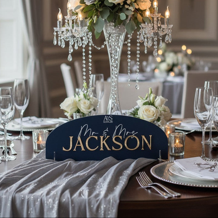 Manhattan Top Table Acrylic Sign