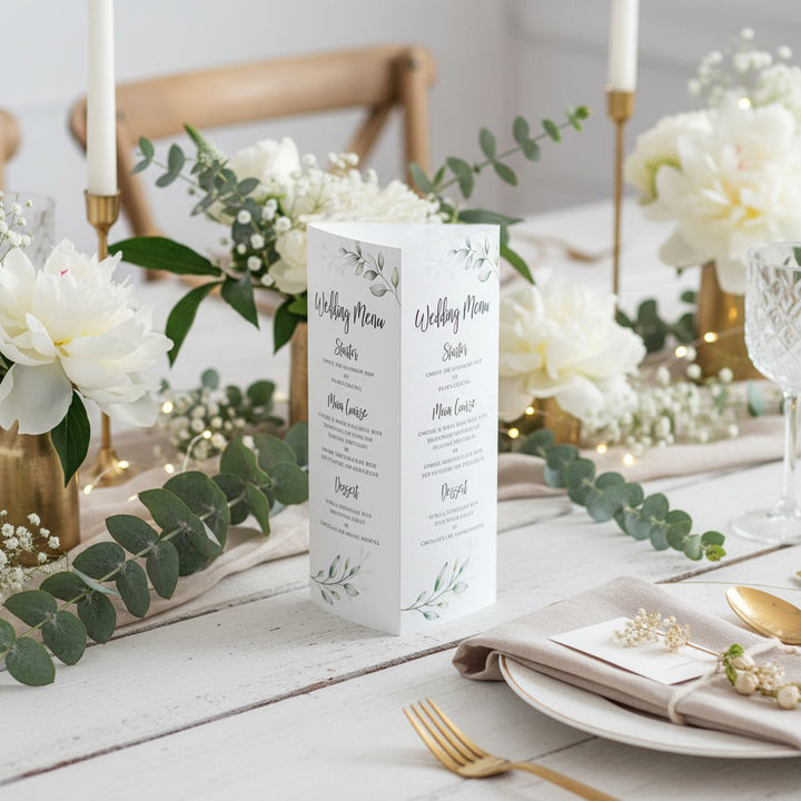 Botanical Wreath Tri-Fold Freestanding Table Centrepice