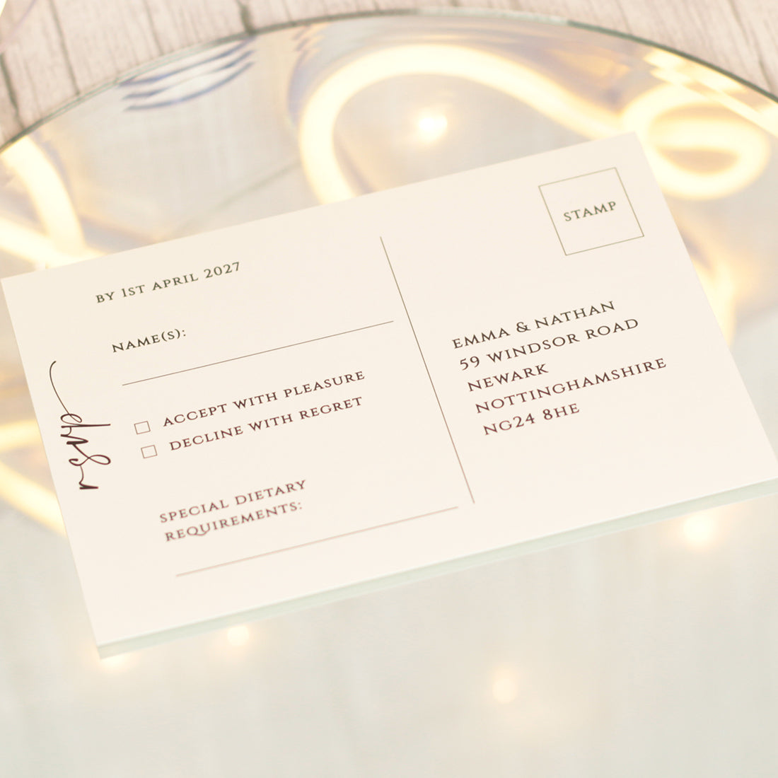 Manhattan Vellum Wrapped Invitation Bundle