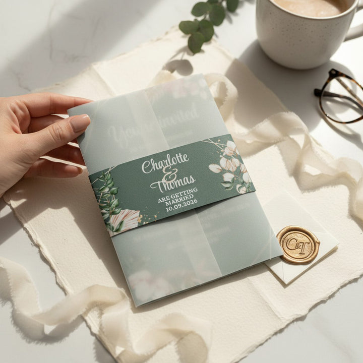 Tropical Boho Invitation Sample