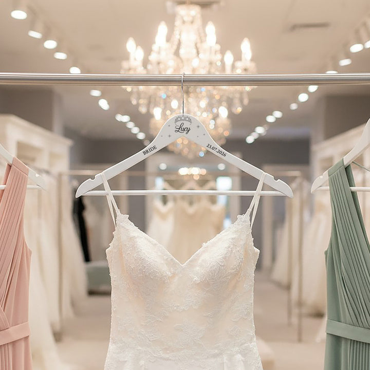 Diamante Embellished Wedding Dress Bridal Party Hanger
