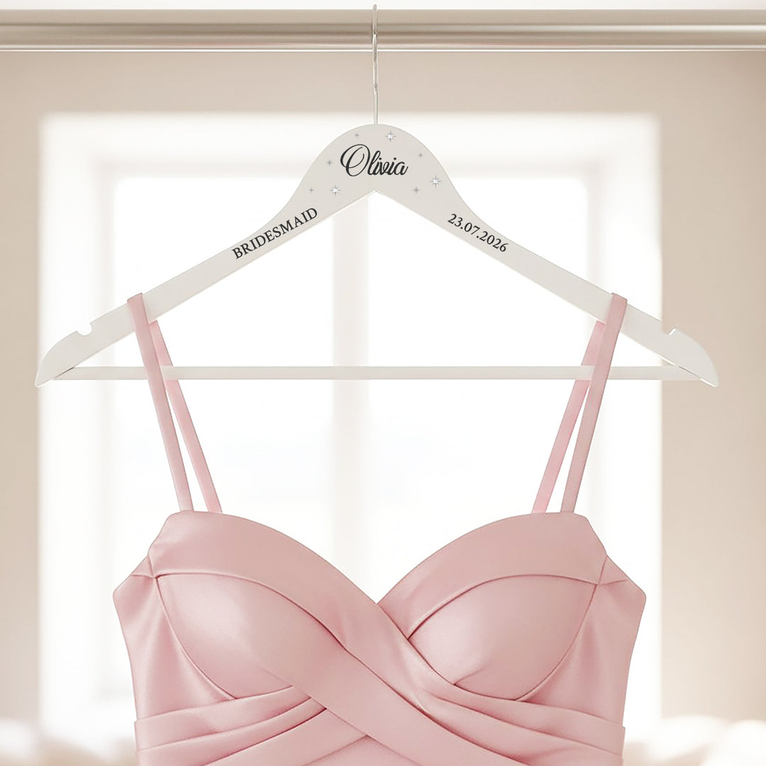 Diamante Embellished Wedding Dress Bridal Party Hanger