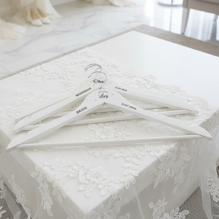 Diamante Embellished Wedding Dress Bridal Party Hanger