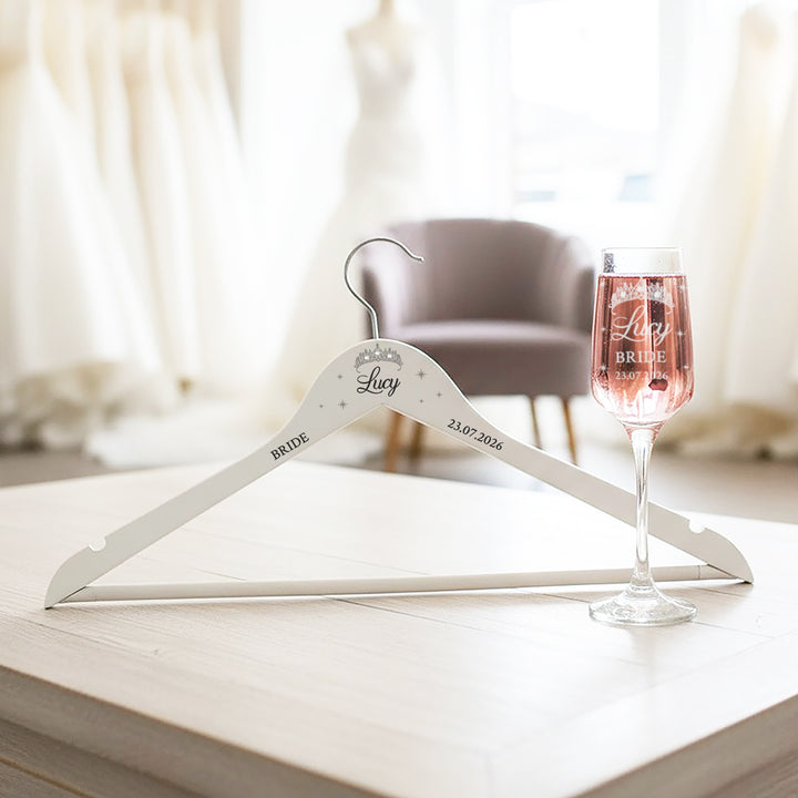 Diamante Embellished Wedding Dress Bridal Party Hanger