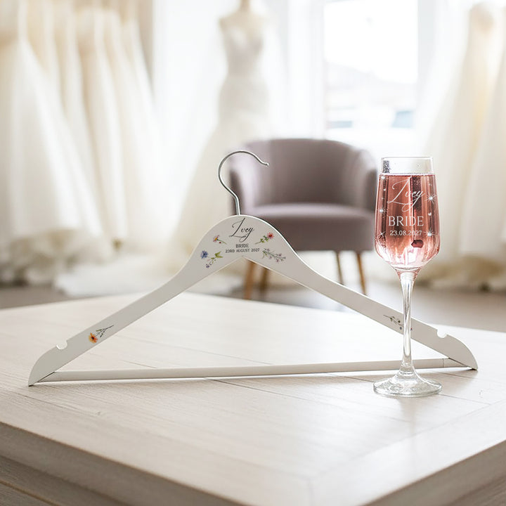 Wildflower Meadow Wedding Dress Bridal Hanger