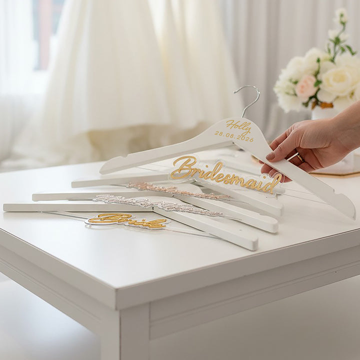 3D mirror Wedding Dress Bridal Hanger