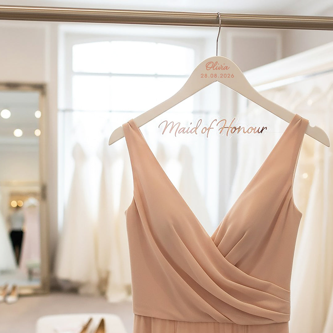 3D mirror Wedding Dress Bridal Hanger