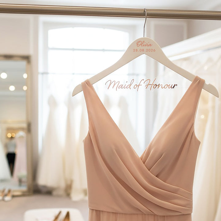 3D mirror Wedding Dress Bridal Hanger