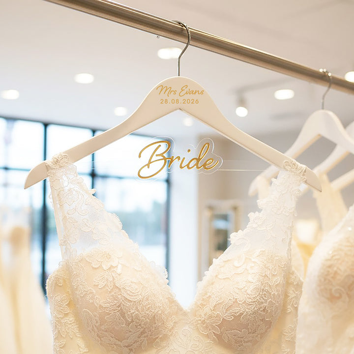 3D mirror Wedding Dress Bridal Hanger