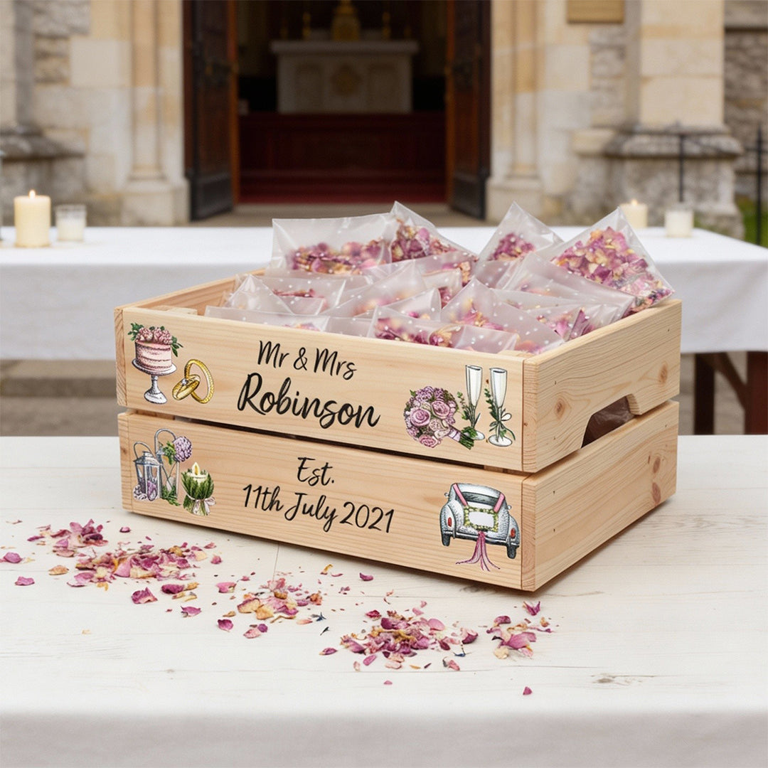 Vintage Wedding Crate