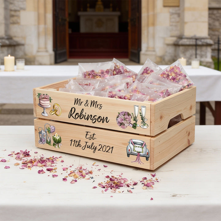 Vintage Wedding Crate