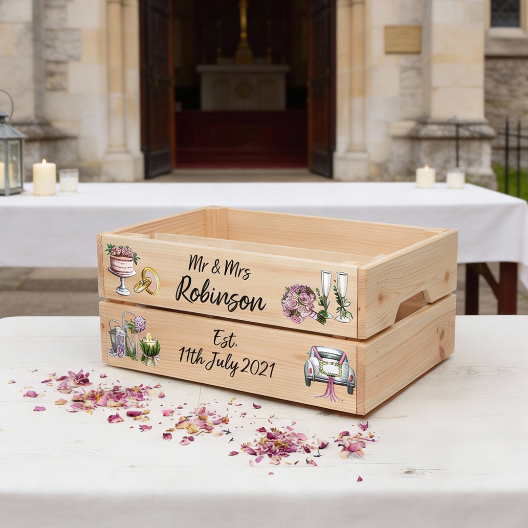 Vintage Wedding Crate