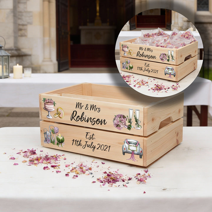 Vintage Wedding Crate