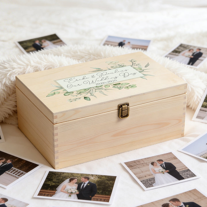 Eucalyptus Large Wooden Keepsake Box