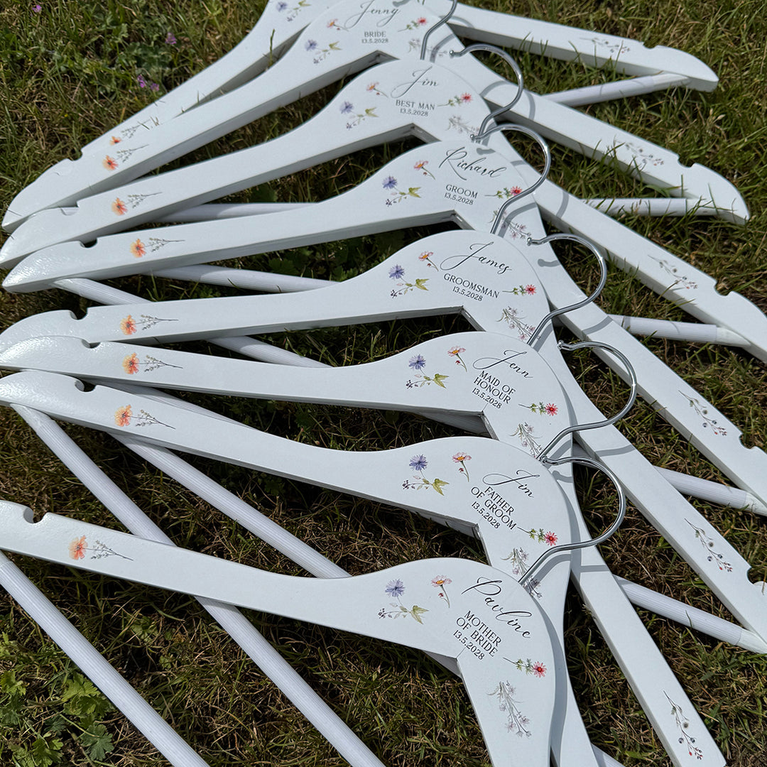 Wildflower Meadow Wedding Dress Bridal Hanger
